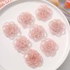 10 шт. DIY ручной работы Розовые хрустальные розы нашивки для одежды, шляп, обуви, сумок, аксессуаров нашивка