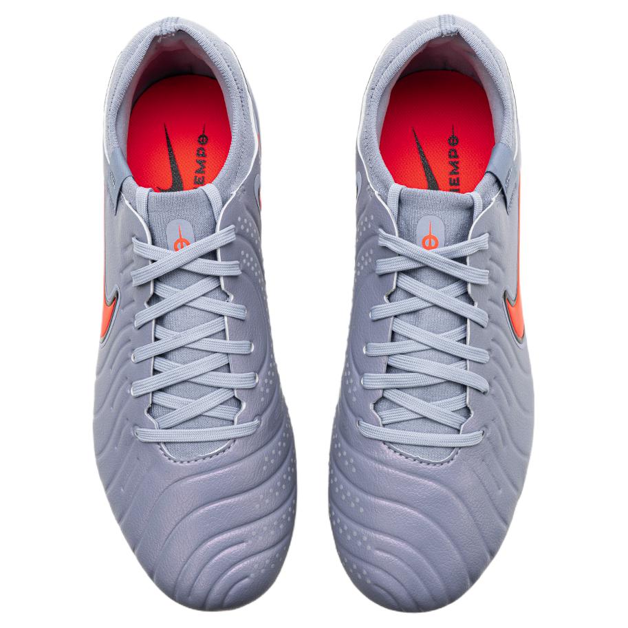 Nike Tiempo Legend 10 Pro Удобные Модные Футбольные Бутсы Унисекс Кроссовки Серый Красный DV4332402