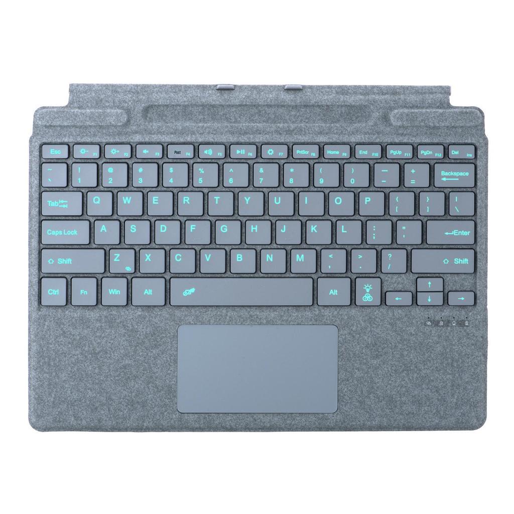 Bluetooth-клавиатура Microsoft Surface Pro7/6/5/4/3 - Семицветная подсветка, сенсорная