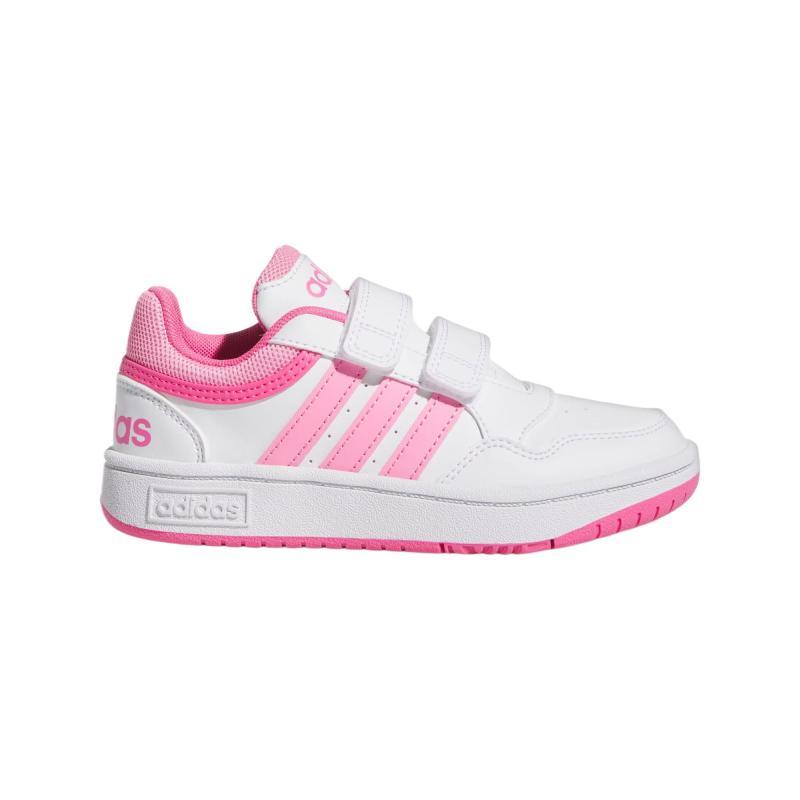 adidas Кроссовки HOOPS 3.0CFC Низкие Розово-белые Повседневные кроссовки для детей IG6105