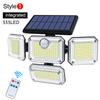 10000LM Solar Wall Lamp 122/333LED IP65 Solar Lamp Above 3000K, Indoor and Outdoor Waterproof Solar Lamp, Adjustable Lamp Holder Lighting Angle
