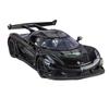 1/32 Koenigsegg Jesko Крутая Симулированная Спортивная Машина Модель из Сплава, Высококачественный Сплав, Симулированный Звуковой Эффект, Возвратная Сила