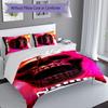 3pcs Custom Name Final Destination Set,Includes 1 Duvet Cover and 2 Pillowcases,All-season Bedroom Decor
