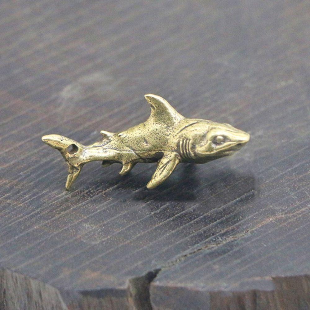 Small Simulation Animal Shark Miniatures Figurines Cartoon Desktop Ornament Jewelry Gift