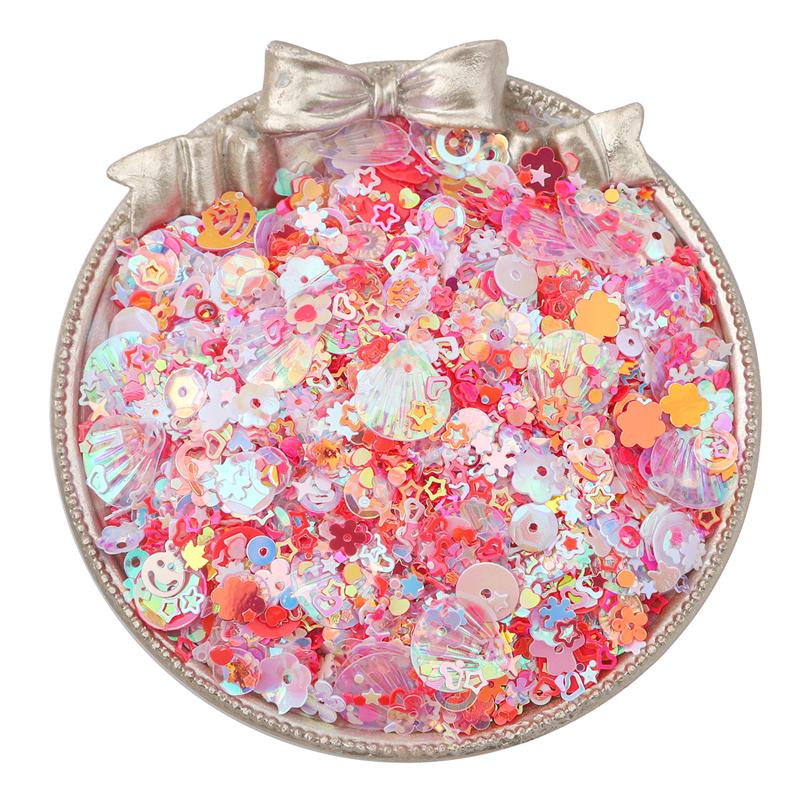 20g/Bag Mixed Shapes Loose Sequins for Nail Decoration Art Craft DIY Scrapbooking Garment Sewing Accessories
