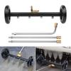 16 Inch 2-in-1 Undercarriage Pressure Washer Surface Cleaner Power Washer Attachment Water Broom