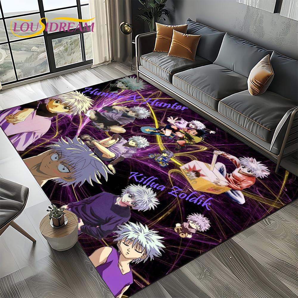 HxH Аниме Hunter×Hunter Мультяшный Ковер Коврик для Спальни Гостиной Дома Украшение Дивана, Детский Большой Декор Напольный Коврик Подарок