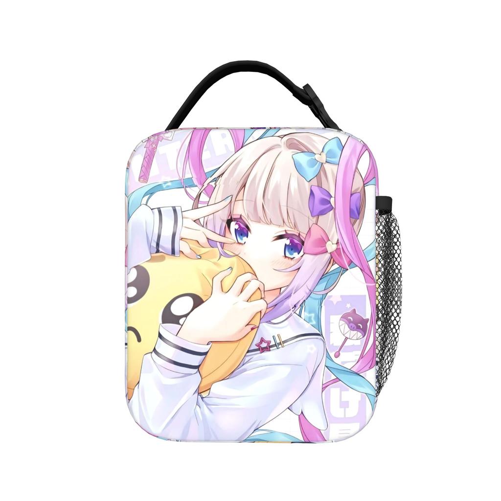 OMG kawaii Angel Insulated Lunch Bag Thermal Bag Lunch Container Needy Girl Overdose Large Tote Lunch Box Food Storage Bags Work