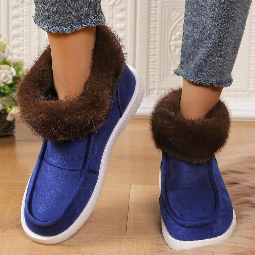 Женские зимние сапоги бархатные высокие женские ботинки 2024 новые зимние бархатные теплые ботинки для ног повседневные хлопковые туфли