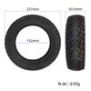 Ulip 10x2.5 Tubeless Tire 60 85 6 Off Road Vacuum Tire 10 Inch Electric Scooter Tire Explosion Proof Inflatable Rubber