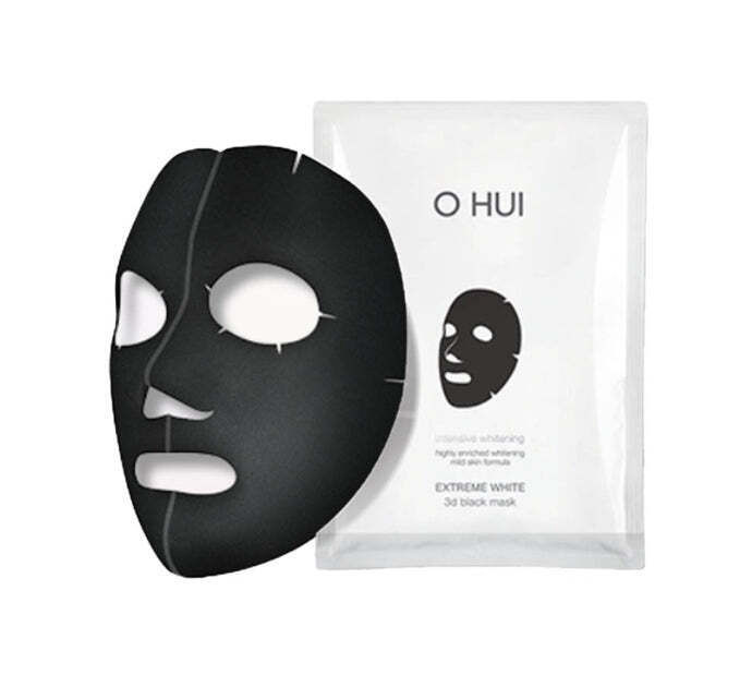 O HUI Extreme White 3D Black Mask Set 6ea +RANDOM SET