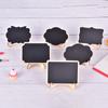 6Style Mini Wooden Whiteboard Message Chalkboard Small Notice Blackboard Stand