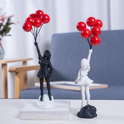 Новое украшение комнаты, креативный воздушный шар с любовью, скульптура для девушки, украшения, абстрактные современные украшения для дома, рабочего стола, офиса, декора, подарок