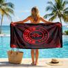 Клуб Charlton Athletic FC принт Быстросохнущее пляжное полотенце Микрофибра Впитывающее Портативное для путешествий Полотенце для плавания