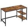 Computer Desk, Desk With 2 Shelves On Left Or Right Side, Work Table For Office Living Room, Steel Frame, Industrial