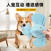 Durable Chew Toy Dogs With Sound - Small Blue Elephant Plush Dental Boredom Relief Self-Entertainment