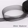 Satin Edge Sheer Organza Ribbon Bow Craft 20mm Chiffon Roll Sewing Fabric Accessorie Gift Wrap