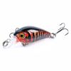 MUQZI Sports Accessory 6Pcs 4.5cm 4g Fishing Artificial Hard Lifelike Lure Wobbler Water Fish Swim Bait