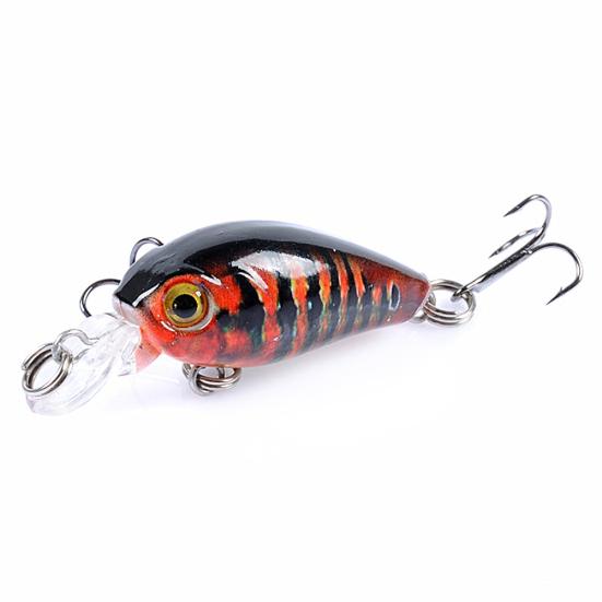 MUQZI Sports Accessory 6Pcs 4.5cm 4g Fishing Artificial Hard Lifelike Lure Wobbler Water Fish Swim Bait