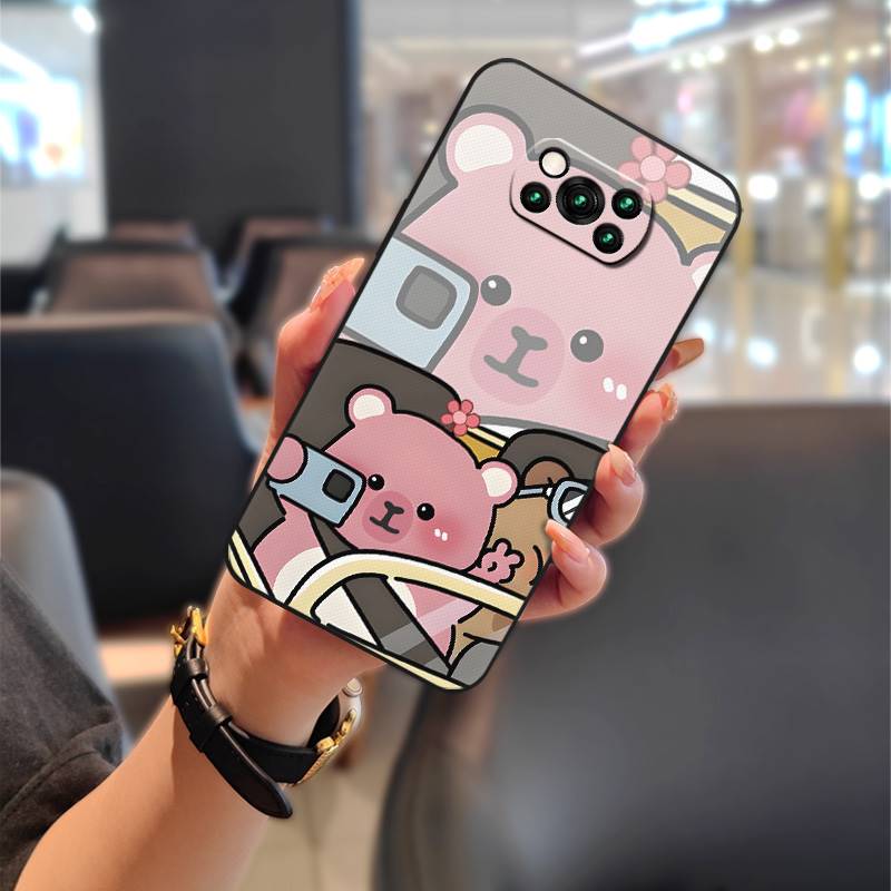 Парный ТПУ чехол для телефона Xiaomi Poco X3 NFC/X3 Pro Силиконовый Мягкий чехол Пылезащитный Ударопрочный Защита от ударов Задняя крышка Милый