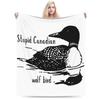 Warm Throw Blanket Picnic Heated Rivalry Blanket  Flannel Bedspread For Sofa Home Pattern Sofa Bed Cover