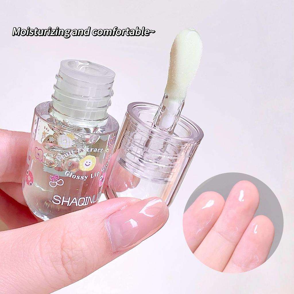 SHAQINUO Увлажняющее масло для губ Уход за губами против трещин Бальзам для губ с фруктовым вкусом Питательные губы Блеск для губ