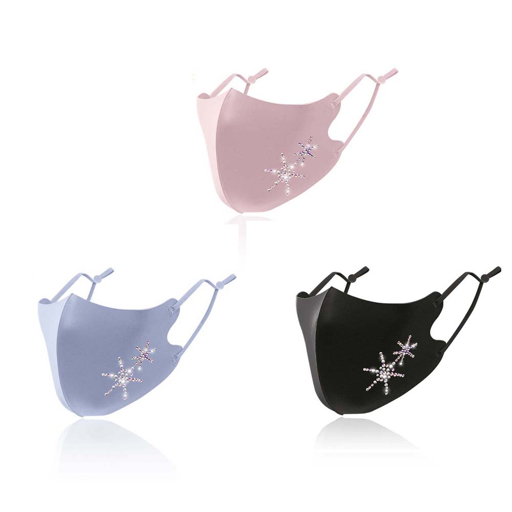 Защита Стразы Анти-загрязнение Многоразовая Противодымчатая Пылезащитная Маска для лица Медицинская Маска для лица