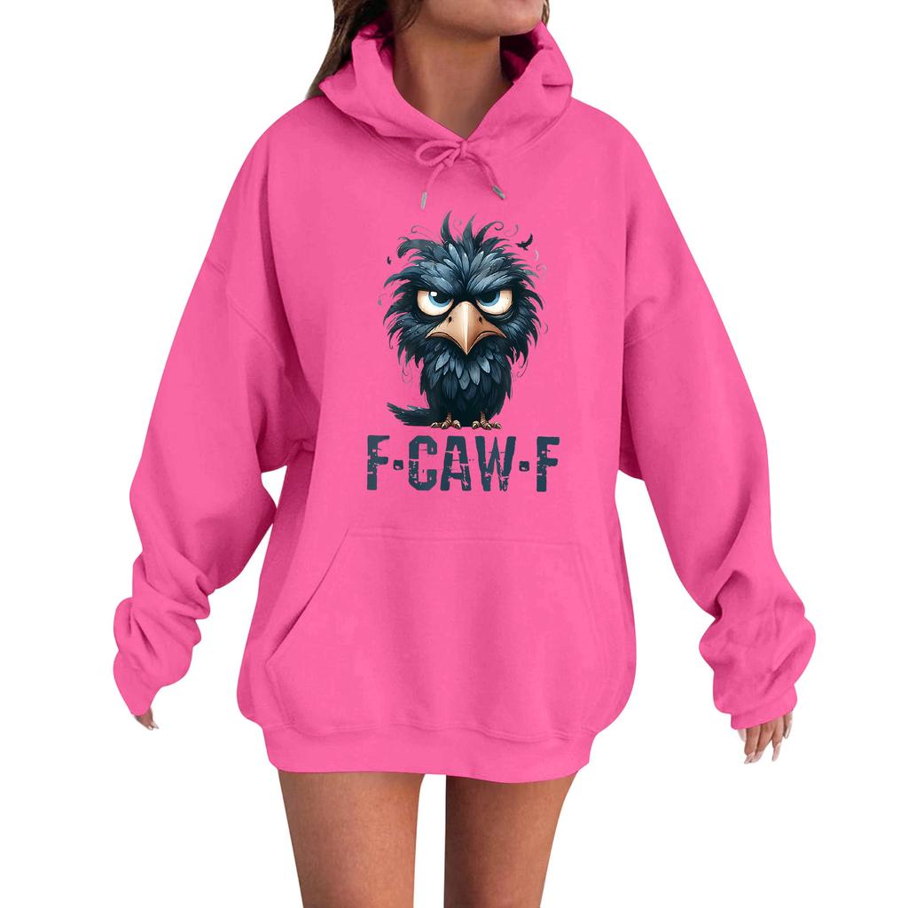 Women's Fashion Casual Long Sleeve Loose Printed Sweatshirt