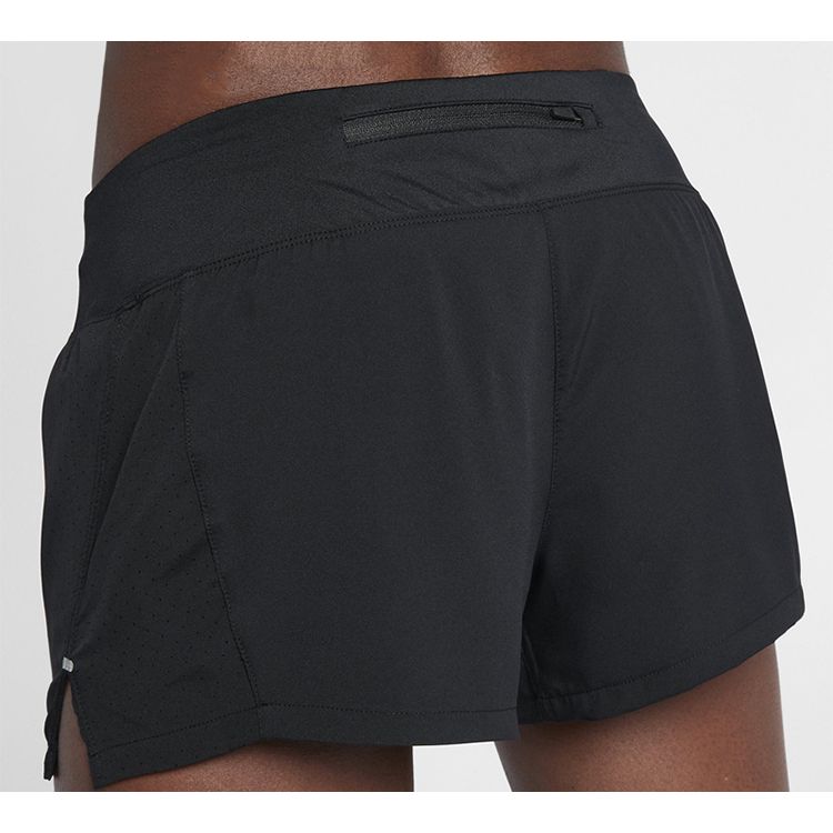 Nike Женские шорты для бега Dri-Fit Eclipse 3 дюйма, черные 895810-010