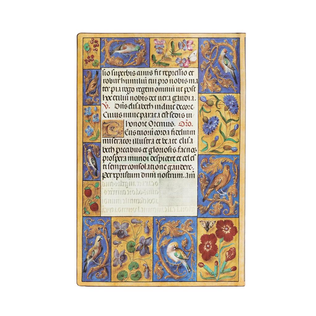 Paperblanks FB9395-4 Spinola’s Book of Hours Ancient Illuminations Softcover Ruled Notebook, Mini