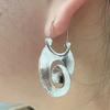 Women Jewelry Crafted Hoop Earrings Minimalist Curled  Earrings Durable Spiral Hoop Earrings  Gift