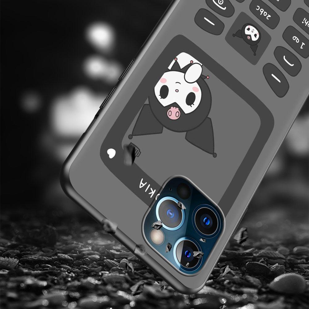 Чехол Hello Kitty Kuromi Cinnamoroll для Apple iPhone 13 14 Plus 11 12 Mini 15 Pro Max 7 8 SE 2020 X XS XR Силиконовый чехол для телефона