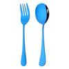 2Pcs Mirror Gold Cutlery Set Service Spoon Fork Dinnerware Cutlery Set Stainless Steel Kitchen Buffet Dinner Restaura Tableware