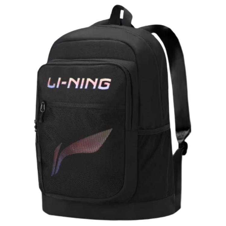 Полиэстеровый рюкзак Li Ning Обычный Унисекс Черный YBSU033-1