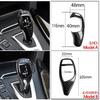 Текстура из углеродного волокна для BMW F30 F10 F15 F07 F20 F21 F22 F32 F34 F35 5GT Автомобильная панель переключения передач Рама Ручка переключения передач Крышка головки Отделка