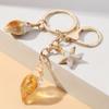 Backpack Decor Sea Beach Pendants Cute Starfish Shell Keyring Trendy Luminous Conch Keychain  Party