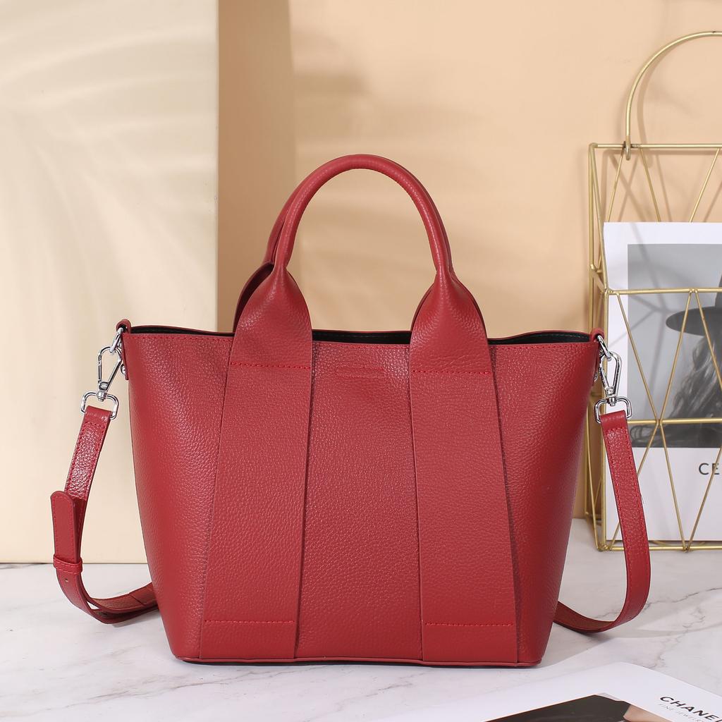 Сумка через плечо из натуральной кожи в стиле ретро, большая вместимость, женская сумка, сумки и мешки