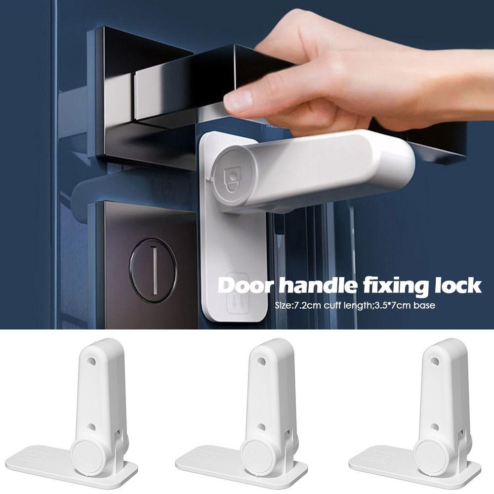 High Quality Cat For Children Fixed Security Lock Door Handle Fixed Lock Anti-Opening