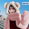 Cute Bear Integrated Hooded Scarf & Gloves