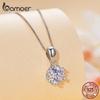 BAMOER D Color VVS1 EX 1.0CT Moissanite Pendant Necklace for Women 925 Sterling Silver Wedding Engagement Gift Fine Jewelry
