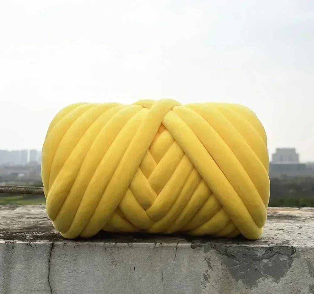 1 кг бархатного наполнителя толстая гигантская пряжа толщиной 3 см ручная работа шерстяное одеяло линия DIY ручная вязка шарф нить крючком одеяло ковры