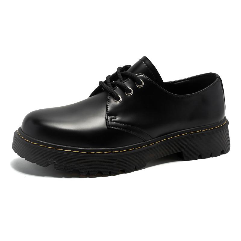 3186 мужская обувь новая весна черная повседневная кожаная обувь мужская деловая классическая низкая рабочая обувь