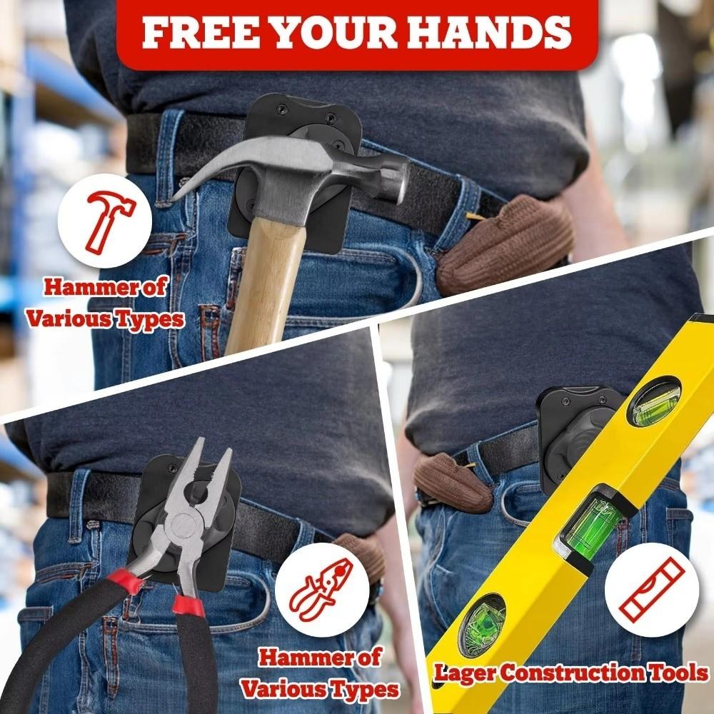 Belt Clip on Too Belt Clip Strong Adsorption Tool Storage Bracket Magnetic Tool Holder Tool-Holder