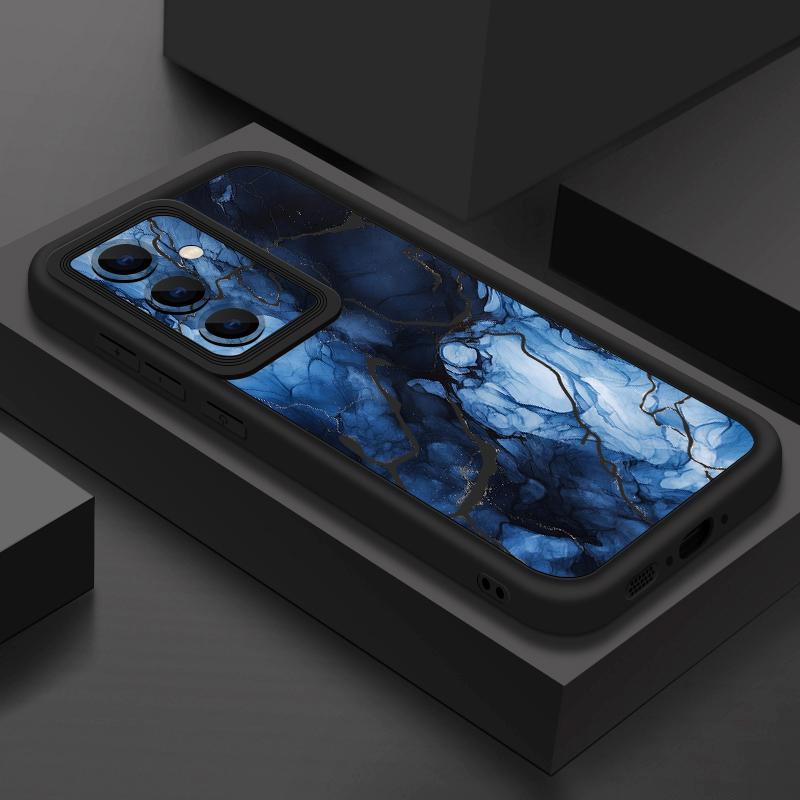 Чехол с цветным мраморным принтом для Samsung A57 A37 A27 A17 S26 Ultra S25 FE A56 A36 A26 A16 A55 A35 A25 A15 A54 5G S21 S22 S23 S24 Plus Ударопрочный чехол