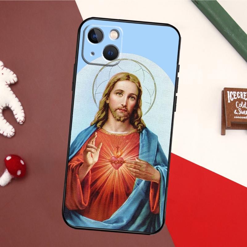 God Jesus Case For iPhone 13 Pro Max 16 15 11 12 14 17 Pro Max mini 15 16 Plus 16e 17 Air Back Cover