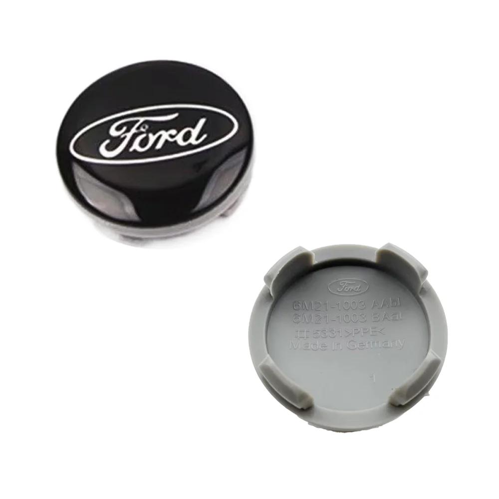 Car Sticker 2026 Ford 4PCS 54mm Wheel Center Caps Badge Logo For Ford Focus Mondeo Mustang Fiesta Kuga MK2 Everest Escape Access