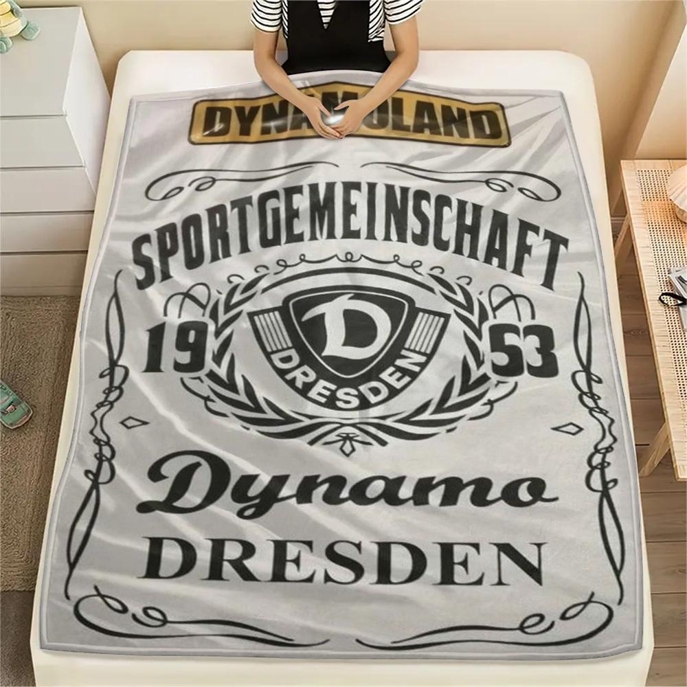 1PC SG Dynamo Dresden Print Flannel Blanket, High quality Comfortable for All Seasons, Home Decor, Warmth and Comfort, Perfect for Christmas Gifts149