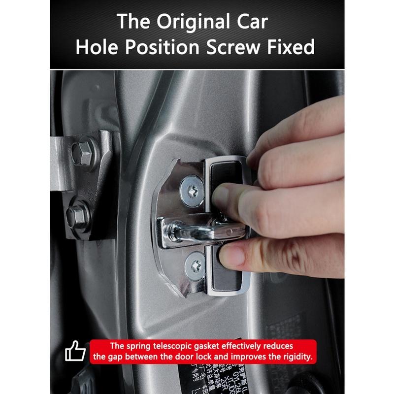 Sp-Car TRD Door Lock Buckle Upgraded Stabilizer Cover Latches Stopper For-Lexus-Toyota Series Eliminate Abnormal Space