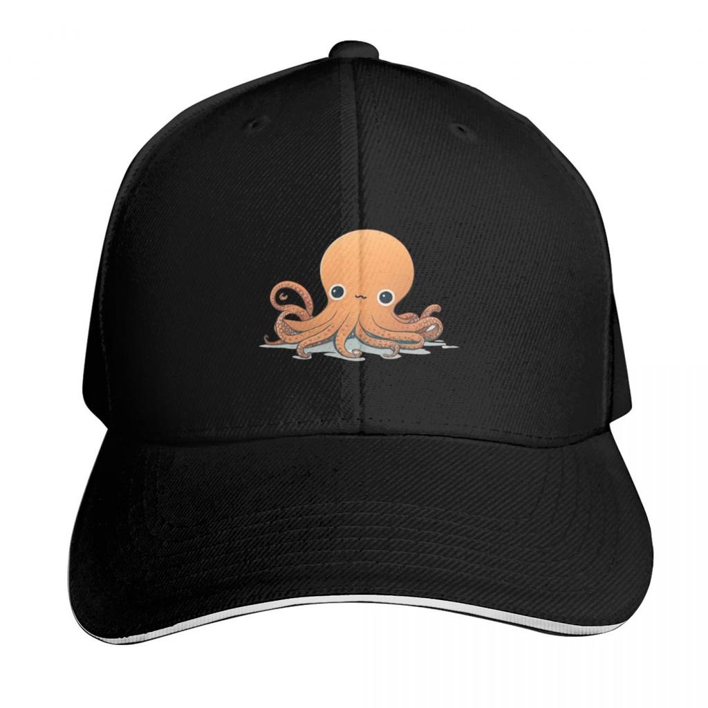 Kawaii chibi cute octopus Baseball Cap Beach Bag Sunscreen winter hats for Unisex Hat Baseball Cap Women Unisexs