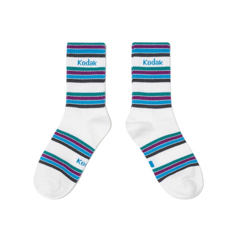 KODAK Apparel Полосатые носки ФИОЛЕТОВЫЕ